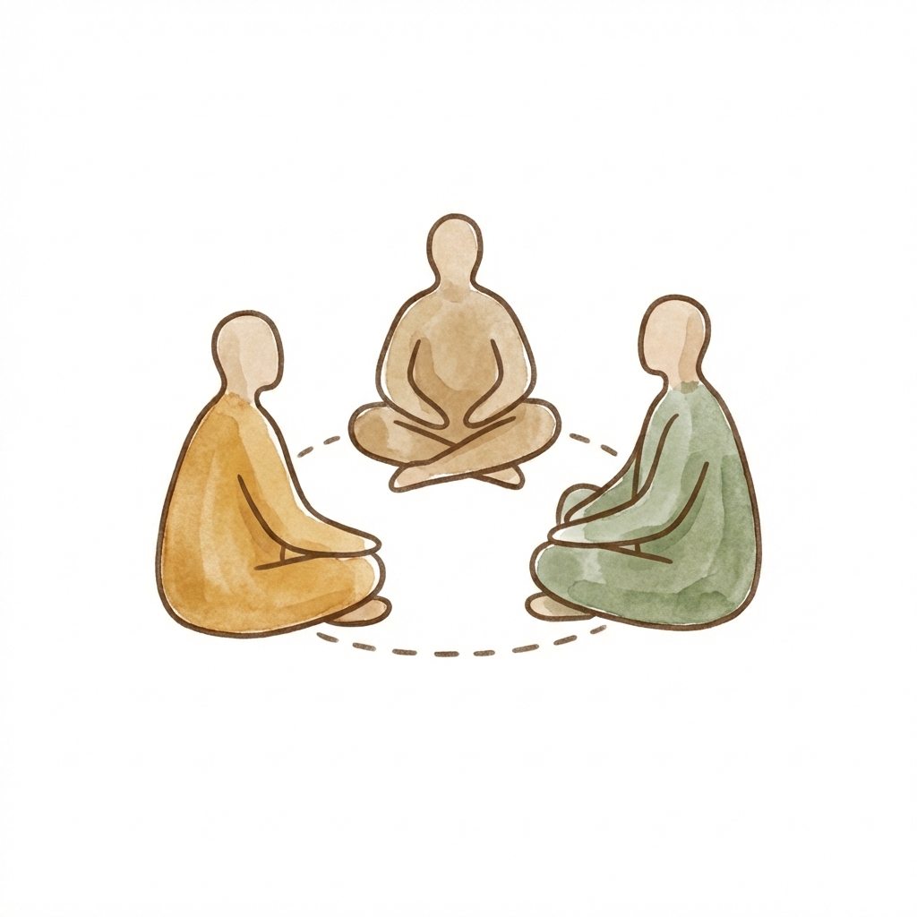 Icono Mentoría Grupal y Círculos de Voz